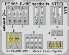 1/48 F-15E seatbelts STEEL