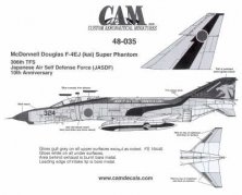 1/48 F-4E PhantomJ (Kai) 306 TFS 10th Anniversary Japanese ASDF