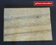 1/35 Display base Cobblestone street with tram tracks