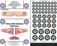 Yellow Wings Décalcomanies Insigne US 1919-1942 1/48 Yellow Wings Décalcomanies Insigne US 1919-1942 1/48