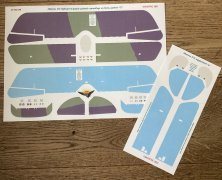 1/32 Albatros D.V light green/purple painted camo pattern G