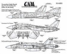 Cam Decals Formation Light Panels F-4/F-14/F-18 1/32