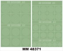 1/48 Raf Roundels Type A1 2 insignia masks for
