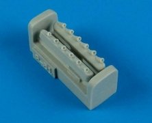 1/72 North-American P-51D Mustang exhaust (Airfix)