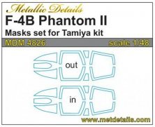 1/48 McDonnell F-4B Phantom II Masks for Tamiya