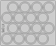 Flakpanzer 38 (Gepard) wheel mask  (ALN)