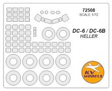 1/72 Douglas DC-6 + wheels masks