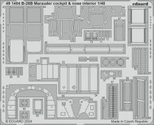 1/48 B-26B Marauder cockpit & nose interior for ICM