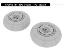 1/72 Bf 110G wheels (EDU)