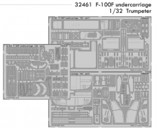 1/32 North-American F-100F Super Sabre undercarriage