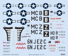 1/72 Decal P-51D-5 8th AF for Eduard