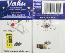 1/72 Fairey Swordfish Mk.II/Mk.III pre-painted instrument panel