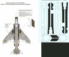 Microscale 1/48 F-4 Phantom USAF Camminamenti Fusoliera Ali