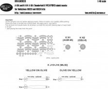 1/48 Mask A-10A, N/AW A-10A Thunderbolt II WEAPONS