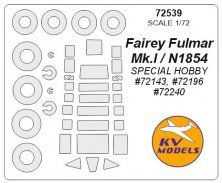 1/72 Fairey Fulmar + wheels masks