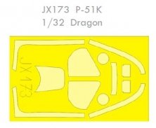 Mask 1/32 P-51K  (DRAG)