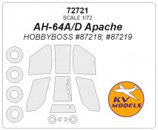 1/72 McDonnell-Douglas AH-64 Apache paint masks