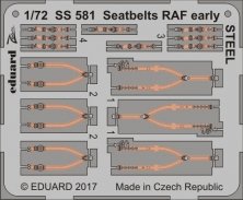 1/72 Seatbelts RAF early STEEL kits