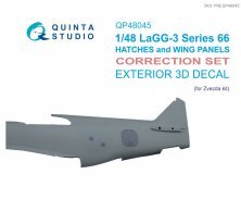 1/48 LaGG-3 Series 66 Hatches & Wing Covers for Zvezda