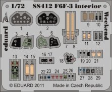 1/72 Grumman F6F-3 Hellcat interior (self adhesive) (Eduard)