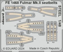 1/48 Fulmar Mk.II seatbelts STEEL for Trumpeter