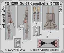 1/48 Su-27K seatbelts STEEL