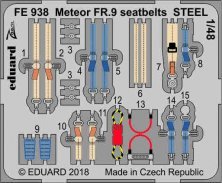 1/48 Meteor FR.9 seatbelts STEEL