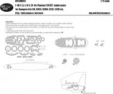 1/72 Mask F-4B/E/EJ/J/N/S, RF-4EJ BASIC