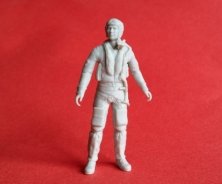 1/48 Eurofighter / Typhoon pilot, with helmet on, and open visor