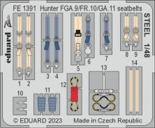 1/48 Hunter FGA.9/FR.10/GA.11 seatbelts STEEL