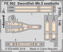 1/48 Swordfish Mk.II seatbelts STEEL