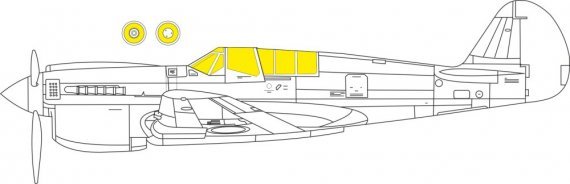 Mask 1/48 Kittyhawk Mk.IV TFace for Eduard