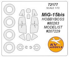 1/72 Mikoyan MiG-15bis masks
