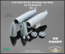 1/72 FPU-8/A 330 Gallon Fuel Tank for legacy F/A-18