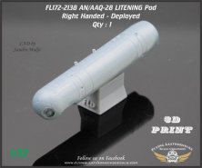 1/72 AN/AAQ-28 Litening Pod Right Handed, Deployed