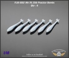 1/18 Mk-76 25 lb practice bombs