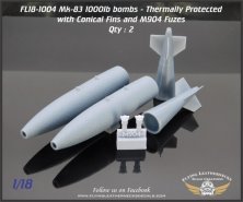 1/18 Mk-83 1000lb bomb with M904 Thermally Protected bombs