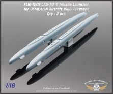 1/18 LAU-7/A-6 Missile Launchers for the McDonnell-Douglas AV-8B