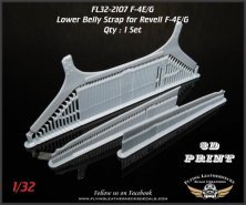 1/32 McDonnell F-4E/G Phantom Belly Strap for Revell