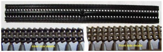 1/72 Rubber tracks for Panzer type II