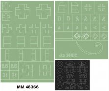 Montex 1/48 Ju-87D-5 Stuka Paint Masks Canopy Italeri