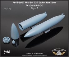 1/48 FPU-8/A 330 gallon Fuel Tanks for McDonnell-Douglas F/A-18
