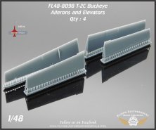 1/48 North-American T-2 Buckeye Flaps and Ailerons
