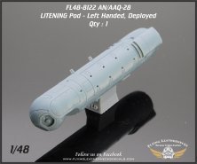 1/48 AN/AAQ-28 Litening Pod Left, Deployed