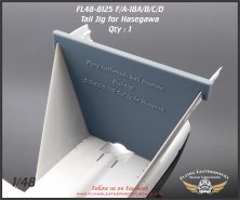 1/48 McDonnell-Douglas F/A-18 Hornet Tail jig for Hasegawa