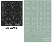 Montex Masks Spitfire Mk.IXc 1/48 Canopy Frame