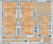 1/48 SET B-17G wooden floors & ammo boxes
