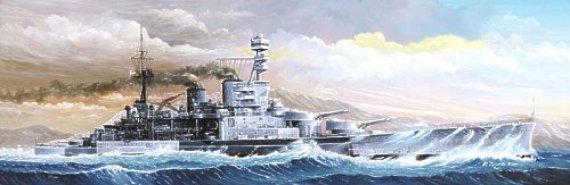 Trumpeter HMS Repulse 1941 Ship Model 1/350