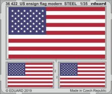1/35 SET US ensign flag modern STEEL