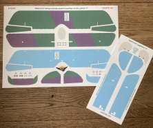 1/32 Albatros D.V dark green/purple painted camouflage pattern I